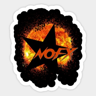 NOFX sun star fall vintage Sticker